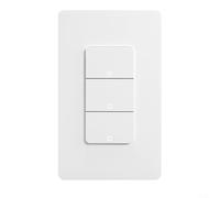 Kit d'interrupteur sans fil pour lampes et appareils électroménagers, prise de contrôle à distance avec minuterie, facile à installer sans câblage, interrupteur intelligent compact pour bureau, blanc