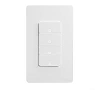 Kit d'interrupteur sans fil pour lampes et appareils électroménagers, prise de contrôle à distance avec minuterie, facile à installer sans câblage, interrupteur intelligent compact pour bureau, blanc