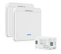 Kit d'interrupteur sans lumière sans lumière avec récepteur compact Création ou repositionnement rapide d'un interrupteur marche/arrêt radio