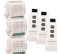 Kit d'interrupteur WiFi pour volets roulants, avec télécommande RF et mode récepteur, 433 MHz, pour auvents et volets roulants, maison intelligente