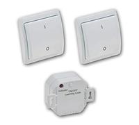 Kit d'interrupteurs radio"Pilota Casa", 1x récepteur/ 2x interrupteurs