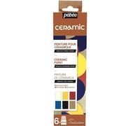 Kit d'introduction céramique Pébéo, 6 x 20 ml