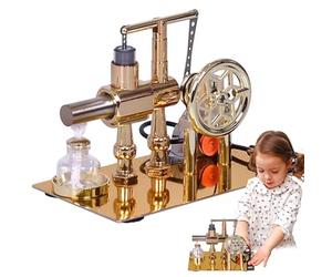 Kit d'inventions scientifiques, kit de modèle de Moteur | Jouet modèle de Moteur pour,Petit Ensemble de Production esthétique Industrielle pour projets scientifiques, Cours de Physique ou de mécaniqu