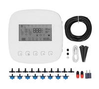 Kit d'irrigation à goutte à goutte automatique Smart App WiFi Timinal programmable Système d'arrosage intérieur Plantes de jardin extérieur Charge solaire USB