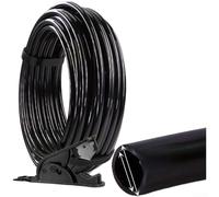 Kit d'irrigation goutte à goutte, 1 ensemble de tuyau d'arrosage en polyéthylène avec minuterie de connexion rapide, pulvérisation réglable pour serre et plantation extérieure (I)