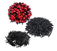 Kit d'irrigation goutte à goutte automatique, système d'arrosage de jardin, micro-irrigation réglable, gicleurs de dripper, tuyaux de tee-pipes, pour système d'irrigation de tuyau de 4/7mm-rouge