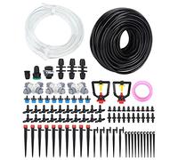 Kit d'irrigation Goutte à Goutte de 30m, tuyaux, adaptateurs de Buses, vannes, Ensemble de goutteurs, système d'arrosage de Jardin