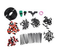 Kit d'irrigation Goutte à Goutte système d'arrosage Automatique Tuyau d'atomisation réglable Professionnel de 49,2 Pieds pour Plantes en Pot de Serre de Jardin matière Plastique