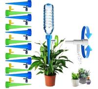 Kit d'irrigation - HAOPYOU - 12 pièces - Vanne réglable - Auto-arrosage - Support anti-basculement