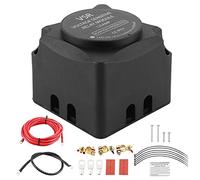 Kit d'isolateur de batterie double relais sensible à la tension de batterie 12 V 140 A charge automatique avec kit de câblage pour camions SUV ATV en plastique