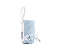 Kit D'Isolation De Bouteille Chauffe-Bouteille De Thermostat De Charge USB Couvercle Universel De Chauffage Bleu