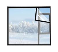 Kit D'isolation De Fenêtre Anti-fuite d'hiver, froid, gel, tissu épaissi, étanchéité, fenêtre coupe-vent et film isolant(W180*H150cm)