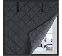 Kit D'Isolation de Fenêtre en Hiver, Rideau Isolant pour Fenêtre,Coupe-Vent et Insonorisant, Isolant Thermique Rideaux Isolant Hivernage Pas Besoin de Percer des Trous pour l'hiver