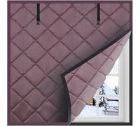 Kit D'Isolation de Fenêtre en Hiver, Rideau Isolant pour Fenêtre,Coupe-Vent et Insonorisant, Isolant Thermique Rideaux Isolant Hivernage Pas Besoin de Percer des Trous pour l'hiver