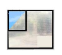 Kit D'isolation De Fenêtre Film isolant à bulles Double couche, épaissi for résister au froid, fenêtres coupe-vent et scellées dans les chambres(W150*H120cm)