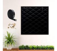 Kit D'isolation De Fenêtre pour L'hiver, Film Isolant Coupe-Vent 65 80 100 120 160 270cm Couverture De Fenêtre Thermique pour Fenêtres avec Velcro pour Chambre Camping-Car(Noir,26x55in/65x140cm)