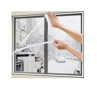 Kit D'isolation De Fenêtre Scellement et isolation des fenêtres d'hiver, chambre à coucher résistante au froid film auto-adhésif(W130*H150cm)