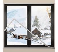 Kit D'isolation Hiver Coupe-Vent Imperméable pour Protection Contre Le Froid Isolant pour Chambre À Coucher Et Salon Réutilisable(70.9Wx70.9H in)