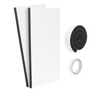 Kit d'isolation pour climatiseur de fenêtre - 2 Pièces Haute Densité à Absorption Phonique 43x23 cm | Panneaux isolants pour climatiseur de fenêtre,pour Maison Bureau Appartement Chambre