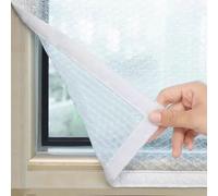 Kit d'isolation pour fenêtre, film en PVC à bulles doubles épaisses pour la chaleur, bloqueur de froid pour fenêtre, isolation pour fenêtre en hiver, transparent (80*100cm)