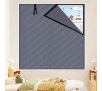 Kit D'isolation Thermique Pour Fenêtre Joint De Fenêtre Garde L'air Froid Et L'air Chaud Film De Protection Isolé 30cm-200cm Couverture D'isolation Calfeutrage Fenetre(Gris,110x220cm)