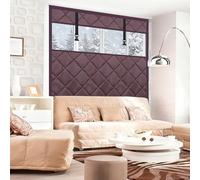 Kit d'isolation thermique pour fenêtres d'hiver,Housse isolante de fenêtre imperméable en tissu Oxford,Rideaux Thermique Isolant en Coton,Rideaux thermiques en coton pour salon(Brun,W120x H280cm)