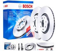 Kit Disques De Frein Avant BOSCH Pour Audi A4 B6 B7 A6 C4 C5 S6 1.8 2.0 2.4