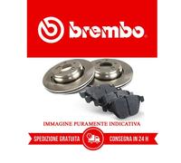 KIT DISQUES DE FREIN BREMBO - /DELPHI ANT. PER CITROEN C3 II ->06/2010 1.6HDI...