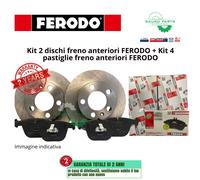 Kit Disques Et Plaquettes Avant FERODO Pour Fiat Panda 141 Trekking 4x4 Lancia Y