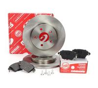 Kit disques + plaquettes arrière pour FORD MONDEO III; JAGUAR X TYPE I