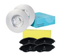 KIT Disques + Plaquettes Avant Adapté À Nissan Note (2006-2012) N / Pred. à Sens