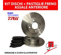 KIT Disques + Plaquettes Avant Audi A3 - VW Golf V VI / Scirocco III / Touran