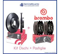 Kit Disques + Plaquettes Brembo Avant Pour Citroën Xsara 247Mm 97->05 Ventilés