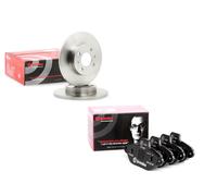 Kit Disques + Plaquettes De Frein Brembo Fiat Panda (169) Punto Seicento 1.1 1.2