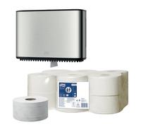 KIT distributeur -50% + 12 mIni bobines papier toilette Tork