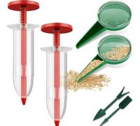 Kit Distributeur de Graines 12 Trous, Semoir à Graines Manuel pour Petites Semences, Outil de Jardinage pour Planter Légumes et Fleurs (B)