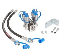 KIT DISTRIBUTEUR HYDRAULIQUE tracteur manuel à 6 ports 2 dans 4 ports