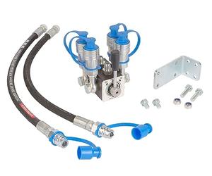 KIT DISTRIBUTEUR HYDRAULIQUE tracteur manuel à 6 ports 2 dans 4 ports