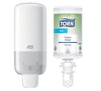 KIT distributeur offert + 6 cartouches de savon Tork