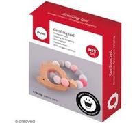 Kit DIY - Anneau de dentition Hérisson rose Rose G