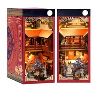 Kit DIY Book Nook Dream of The Tang Dynasty - Style chinois classique, puzzle 3D culture traditionnelle, serre-livres fait main pour adulte