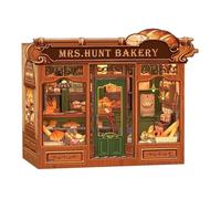 Kit DIY Book Nook - Maison Miniature Maquette Construire en Bois pour Adultes Puzzle 3D Miniature DIY avec Lumière LED Déco