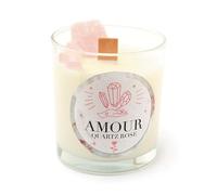 Kit DIY bougie énergie amour - Quartz rose / vanille