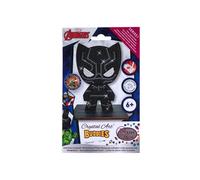 Kit DIY Crystal Art - Crystal Art - Figurine Black Panther - 11 cm - Blanc - Support en bois inclus