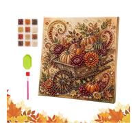 Kit DIY d'Art de Perles d'Automne Décoration Florale Brillante Moisson | Kits DIY Peinture De Perles Thanksgiving Pour Activités Manuelles En , Meuble Entrée, Salon, Mur