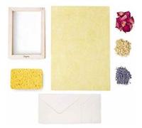 Kit Diy - Fabriquer Son Papier Fleuri Soi-Même