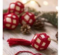 Kit DIY macramé - Boules de Noël