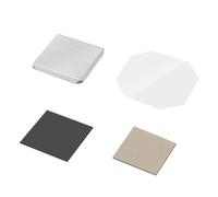 Kit DIY Magnets avec Matériaux Carton, Accessoires Autocollants Carrés Cadeau Personnalisé Ou Projet D’école, Matériaux pour Machine à Boutons Cardboard-2.5x2.5in-500set