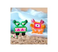 Kit DIY perles à repasser - Creativ Company - Monstres 3D - 2 pcs - Multicolore - A partir de 5 ans