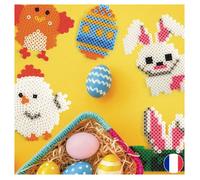 Kit DIY Perles à repasser - Graine Créative - Déco Pâques - 12 pcs - Mixte - 5 ans et plus